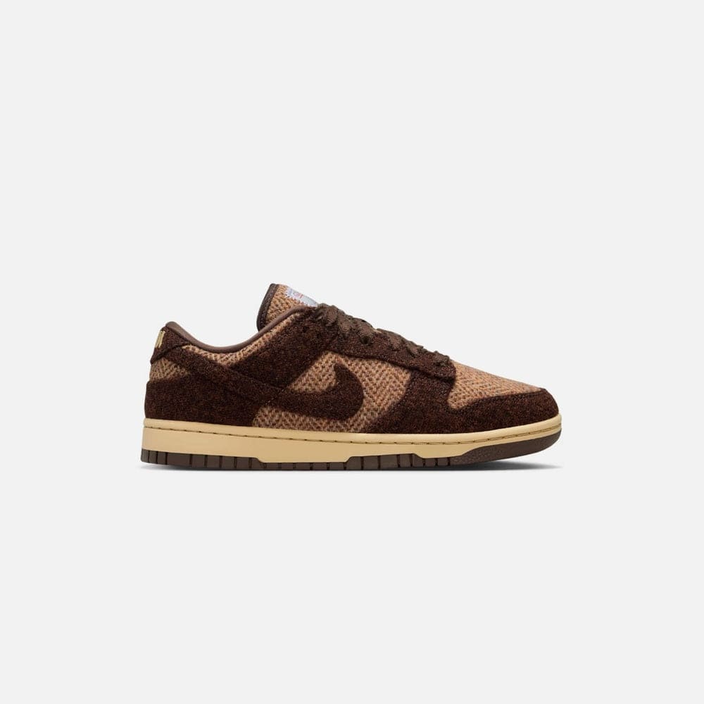 Dunk Low x Harris Tweed Womens Lifestyle Shoe - Sesame/Violet Mist/Baroque Brown