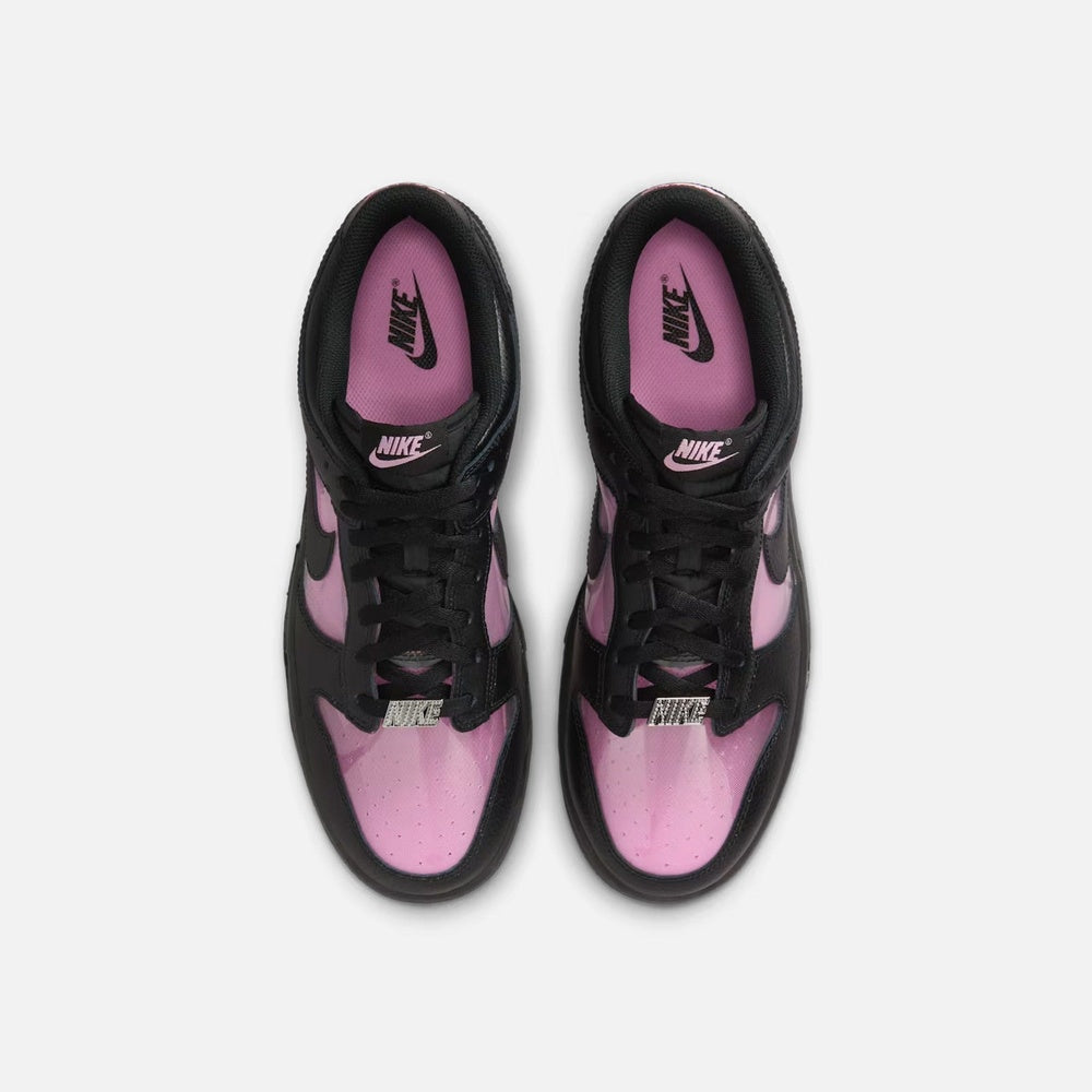 Dunk Low Retro Mens Lifestyle Shoe - Silver/Pink/Black