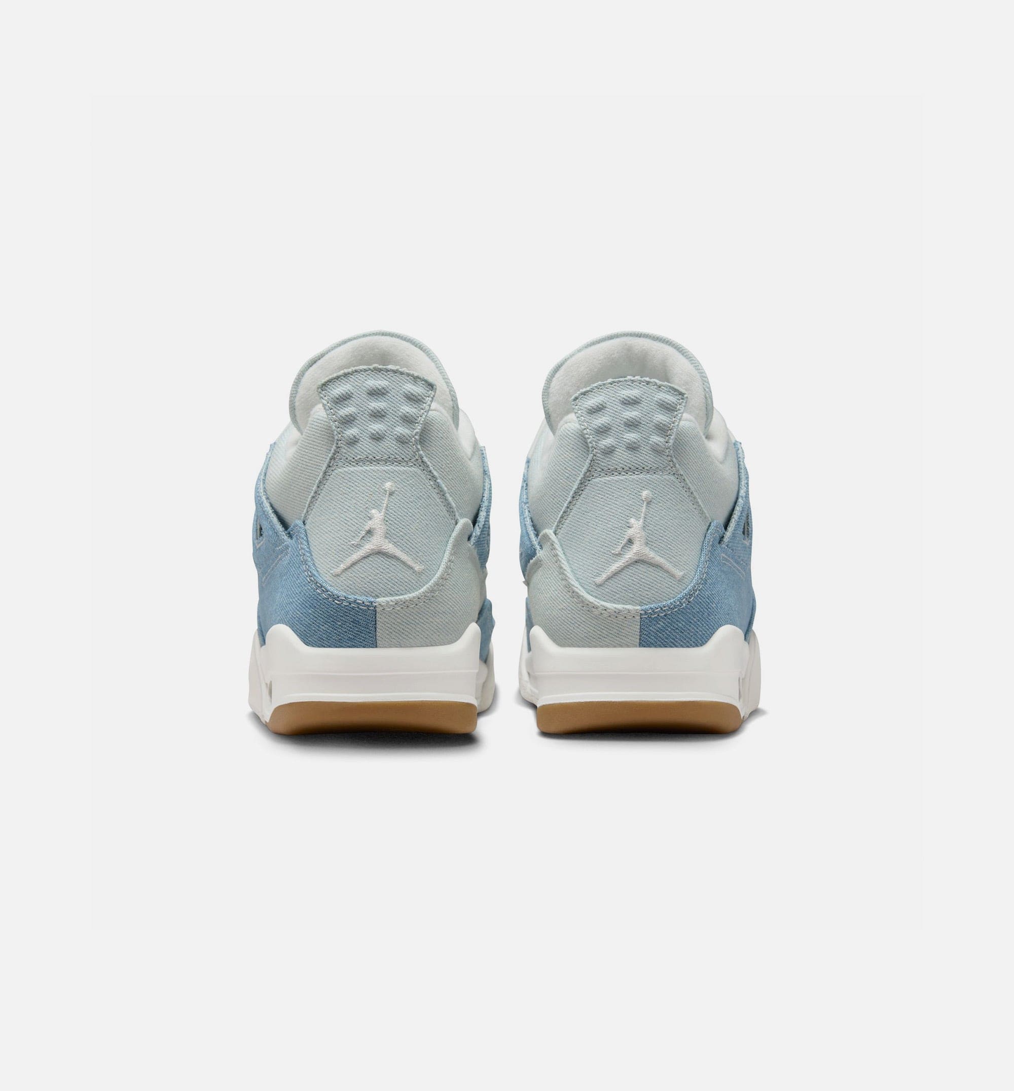 Air Jordan 4 Retro Worn Blue Womens Lifestyle Shoe - Sail/Sail Gum/Light Brown/Worn Blue